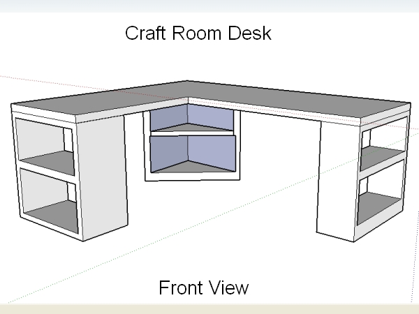 corner craft desk plans